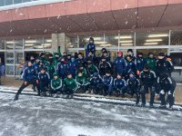 北陸大学サッカー部女子・男子　7年目の雪かきボランティア協定締結の画像
